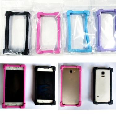 Imagem de Capinha Celular Elástica Bumper Universal Anti-Impacto - LCplasitic, L