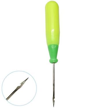 Imagem de Agulha agulhão manual costura couro sapateiro sapataria cabo anatomico