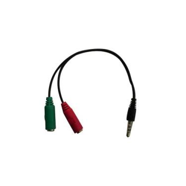 Imagem de Cabo Adaptador P3 (p2 Combo) Fone E Microfone Headset t - sem