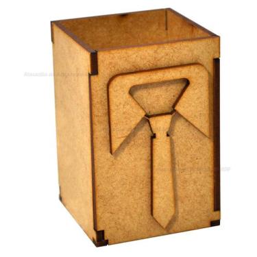 Imagem de Kit 50 Caixa Modelo Gravata Porta Treco 8x6x6 Mdf Madeira - ATACADÃO D