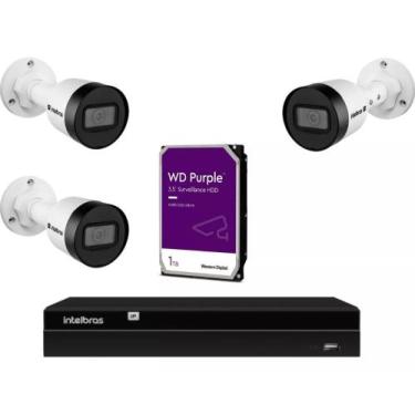 Imagem de Gravador Nvr Intelbras P/ 04 Câmeras Ip Nvd 1404p Poe