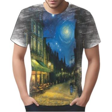 Imagem de Camiseta Camisa Van Gogh Releitura Café no Terraço à Noite 3 - Enjoy S