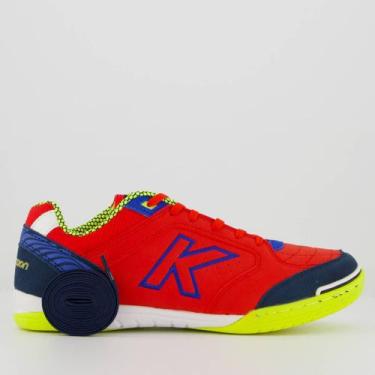 Imagem de Chuteira Kelme Precision Futsal Vermelha, 44