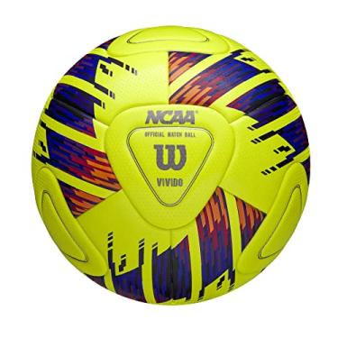 Imagem de WILSON Bola de futebol NCAA Vivido Match - Tamanho 5, amarelo/laranja/roxo