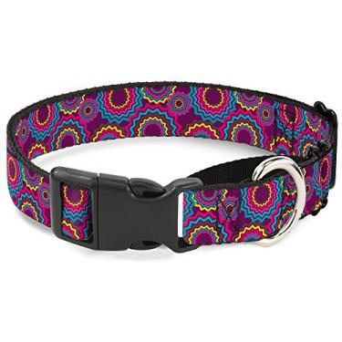 Imagem de Buckle-Down MGC-W31007-S Coleira para cães com martingale roxo/azul/amarelo, pequena