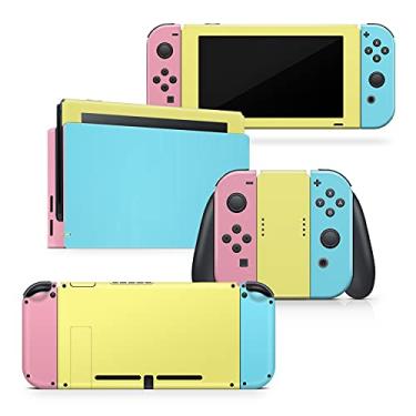 Imagem de Tacky design Película pastel clássica sólida compatível com o decalque Nintendo Switch, vinil Colorwave 3 m styicker capa completa com bloqueio de cor