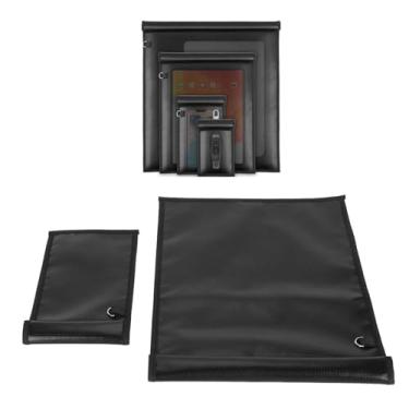 Imagem de Bolsas Faraday Vomeko 2 peças, para laptops, tablets, telefones e chaves de carro, protetor de chave Faraday, bolsa Faraday bloqueadora de sinal RFID à prova de fogo e água, bolsa