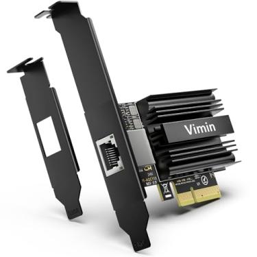 Imagem de 10G PCI-e Network Card with 10Gbps RJ45 Ports, Marvel AQC113 Controller, VIMIN 10Gb Ethernet Adapter Card Compatible with PCI Express X8, X16ort Windows/Windows Server/Linux/VMware