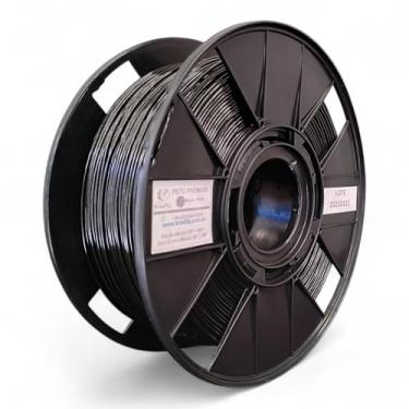 Imagem de Filamento PETG Premium Brasfila 1Kg, 1.75mm para impressora 3D (Preto)
