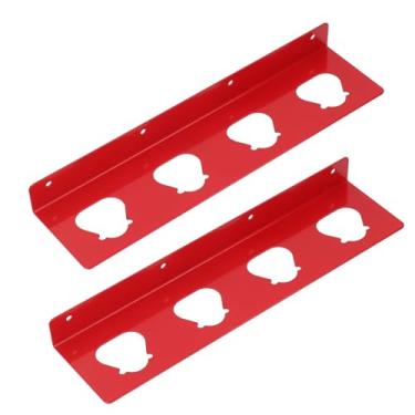 Imagem de Suporte de Bateria para Ferramenta Elétrica Rack de Montagem Em Parede de Bateria Com 4 Slots Compatível Com Baterias M12B2 M12B4 M12B6 Material de Aço Inoxidável Organizador de