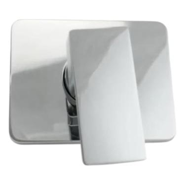 Imagem de Raro Metais - Acabamento Para Base Misturador Monocomando De Chuveiro Quadrado Padrão Deca Cor Cromado