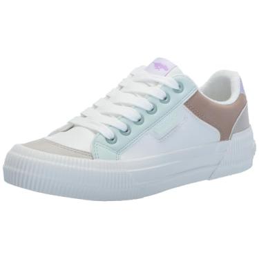 Imagem de Rocket Dog Tênis feminino de espuma de pelúcia Cheery Comfort, Combo branco, 41