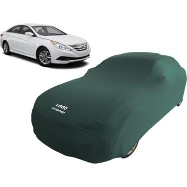 Imagem de Capa Automotiva Hyundai Sonata Tecido Helanca Cor Preta - Mz, Verde