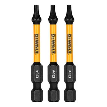 Imagem de Ponta Torx T10 FlexTorq 2-1/4" 3 Peças DWAF2TX10IR3 DeWalt - Unica Unico