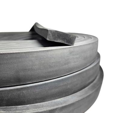 Imagem de Borracha Perfil Esponjoso Vedação 38x12,5mm Macio - 15 Metros Borrachas Londrina