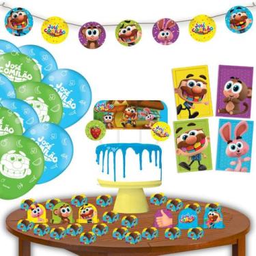 Imagem de Kit Festa José Comilão 62 Peças Comemoração Aniversário Kid Criança Fe