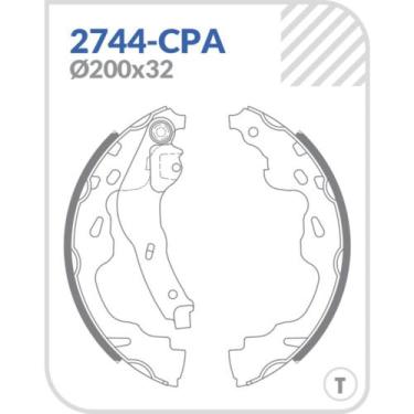 Imagem de Sapata de Freio Toyota Etios Cross 2013 a 2018 COBREQ
