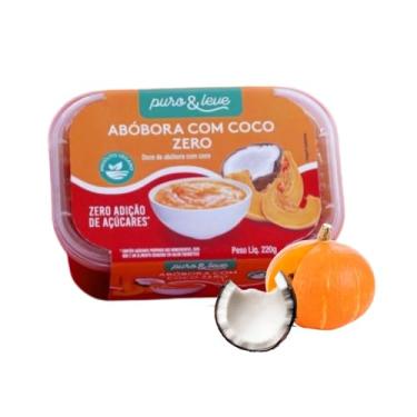 Imagem de Doce de Abóbora com Coco Vegano Zero Adição Açúcar Puro & Leve - 220g