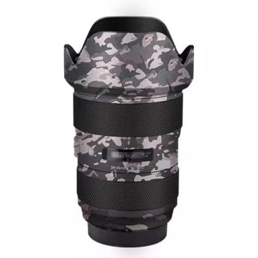 Imagem de Adesivo de lente de câmera antiarranhões para Sigma Art 24-35 mm F2 DG Apto para Canon EF Mount Camera Coat Wrap Película Protetora Corpo Protetor Decalques Custo 1:2 24-35 2 (Camuflagem de Campo)