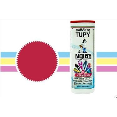 Imagem de Corante P/ Tingir Nylon, Lã, Seda, Biquinis Tupy * 2 Tubos, 02 Vermelh