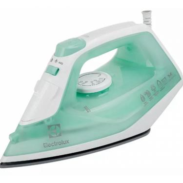 Imagem de Ferro de Passar Roupas a Vapor Electrolux 1500W Antiaderente Verde 220V