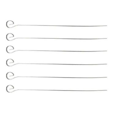 Imagem de Conjunto De 6 Espetos Em Aço Inox 30 Cm - Ke Home