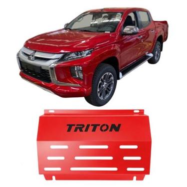 Imagem de Protetor Motor Carter New Triton 2021 a 2024 Vermelho - C&K