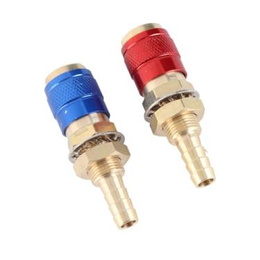 Imagem de Instalação simples: o A é Co Gas A Portátil B Rápido Conector Com Plugue para PTA Db Mig Tig Soldagem M6 ou Costurel en Gás para Rápido entre o Adaptador Projetado e (6mm) (8mm)