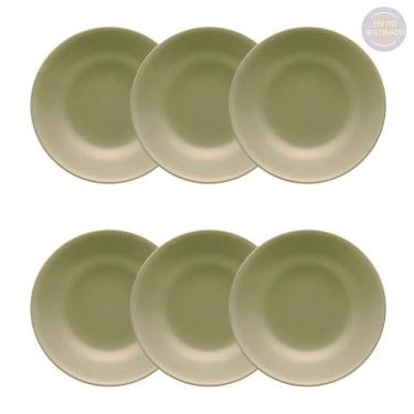Imagem de Conjunto De Pratos Fundos 06 Peças Oliva Oxford