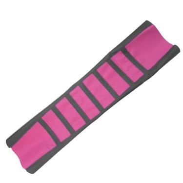 Imagem de TIRGE Capa de assento de motocicleta com aderência listrada de borracha macia universal para Dirt Pit Mini Bike CRF DRZ EXC YZF CR KX KLX 125 250 350 450 (rosa)