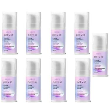 Imagem de 9 Cremes Clareador Íntimo PELVIC Virilha Coxas Axila Hidrata - Kalya