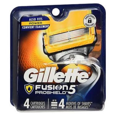 Imagem de Cartuchos Gillette Fusion 5 ProShield 4 unidades da Gillette (pacote com 2)