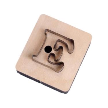 Imagem de Colaxi Molde de Corte de Couro em Formato de Letras para Criar Pingentes, E