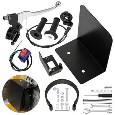 Imagem de CILOYU Kit de freio de embreagem centrífuga de 10 cm compatível com Predator 212 196cc GX200 Coleman BT200X CT200U CT200U-EX KT196 Baja Warrior Trailmaster MB200 Go Kart Parts Kit de montagem do