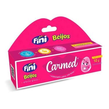 Imagem de Hidratante Labial Carmed Fini Beijos Com Cor Efeito Gloss 10g