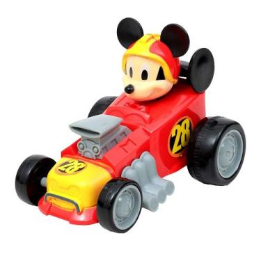 Imagem de Carrinho Kart Mickey 13cm Fricção Carros Fantásticos - EBN Kids