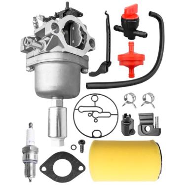 Imagem de QAGGUM Carburador adequado para Troy Bilt Pony 13WM77KS011 13AM77KS011 13AN77TG766 13WN77KS066 Trator de cortador de grama compatível com motor Briggs & Stratton de 15,5 HP/17,5 HP