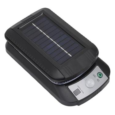 Imagem de Bateria de 800 MAh Li luz de parede solar com controlo remoto, à prova de chuva para varanda ao ar livre decoração de pátio de jardim, material de silício poli cristalino
