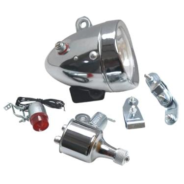 Imagem de JRL Kit de luz de dínamo de gerador de fricção motorizado de 12 V 6 W para bicicleta motorizada