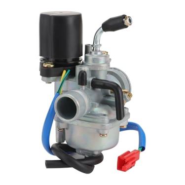 Imagem de GOOFIT Carburador PZ19 de 19 mm com estrangulador elétrico de substituição para 2 tempos 50cc 70cc 90cc Jog ATV Scooter Quad Go-Kart Moped