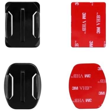 Imagem de Kit Suportes de Bases Curva e Plana Original para Câmeras GoPro