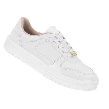 Imagem de Tênis Casual Flat Moleca, Branco, 38
