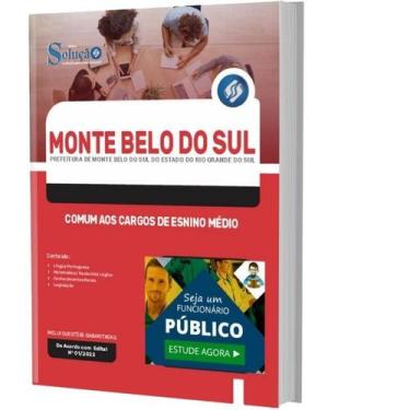 Imagem de Apostila Monte Belo Do Sul Rs - Cargos De Ensino Médio - Editora Soluc