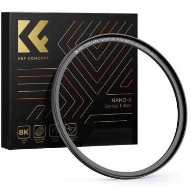 Imagem de Anel adaptador K&F Concept Magnetic 62mm para sistema de filtro