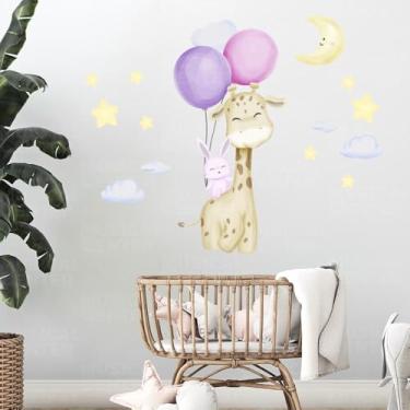 Imagem de Kit Adesivos de Parede Infantil – Animais Baby 02 – Decoração para Quarto de Bebê e Criança