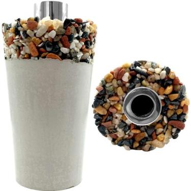 Imagem de Difusor de Ambiente Artesanal com Pedras Naturais Varetas de Fibra e F