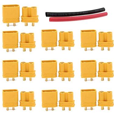 Imagem de 10 pares de conector bala Amass XT30U 2 mm Banana Plug Bullet atualizado XT30 para RC FPV Bateria Lipo RC Quadcopter