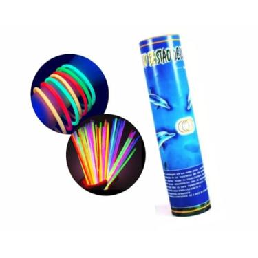 Imagem de 200 Unid Pulseira Neon Festa Alto Brilho Balada (Neon)