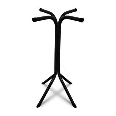 Imagem de Base De Mesa Florença Bistrô Tampo Madeira Pedra Vidro - Genus Móveis,