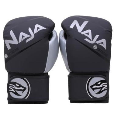 Imagem de Luva Boxe e Muay Thai Naja Extreme (Preto/Prata, 14 OZ)